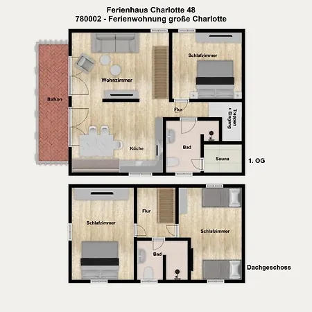 Apartment Charlotte 48 Grosse Charlotte *
